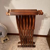 Sedia stile savonarola vintage anni 70
