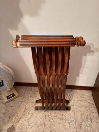 Sedia stile savonarola vintage anni 70