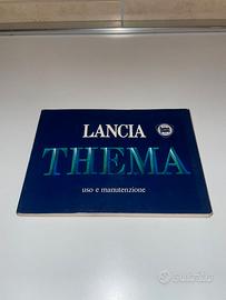LANCIA THEMA LIBRETTO USO E MANUTENZIONE ( 1986 )