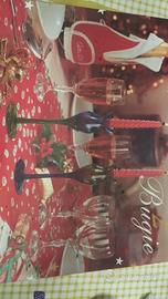 Set bicchieri + candele Campania decor nuovo 