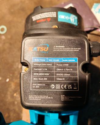 Pompa acqua autoadescante 370w