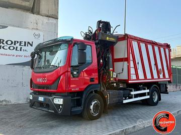 IVECO EUROCARGO 160E SCARRABILE GRU