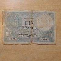 Banconota 10 franchi Francia 1941
