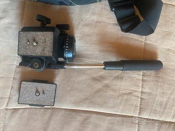 Testa cavalletto video a olio