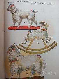 Antico catalogo giocattoli Francesco Beretta, 1892