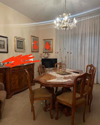 sala da pranzo stile barocco roccoco