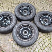 Pneumatici Estivi R15 + Cerchi acciaio Peugeot