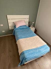 LETTO SINGOLO IKEA+ MATERASSO IKEA + TESTIERA IKEA