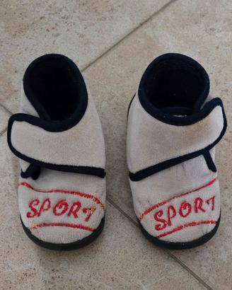 Pantofole bambino taglia 22