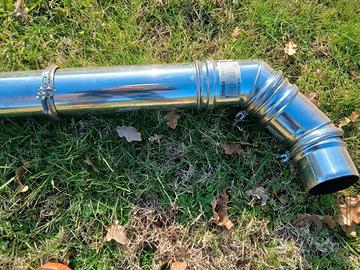 Tubo Inox per canna fumaria stufa a pellet