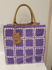 Borsa uncinetto interamente realizzata a mano