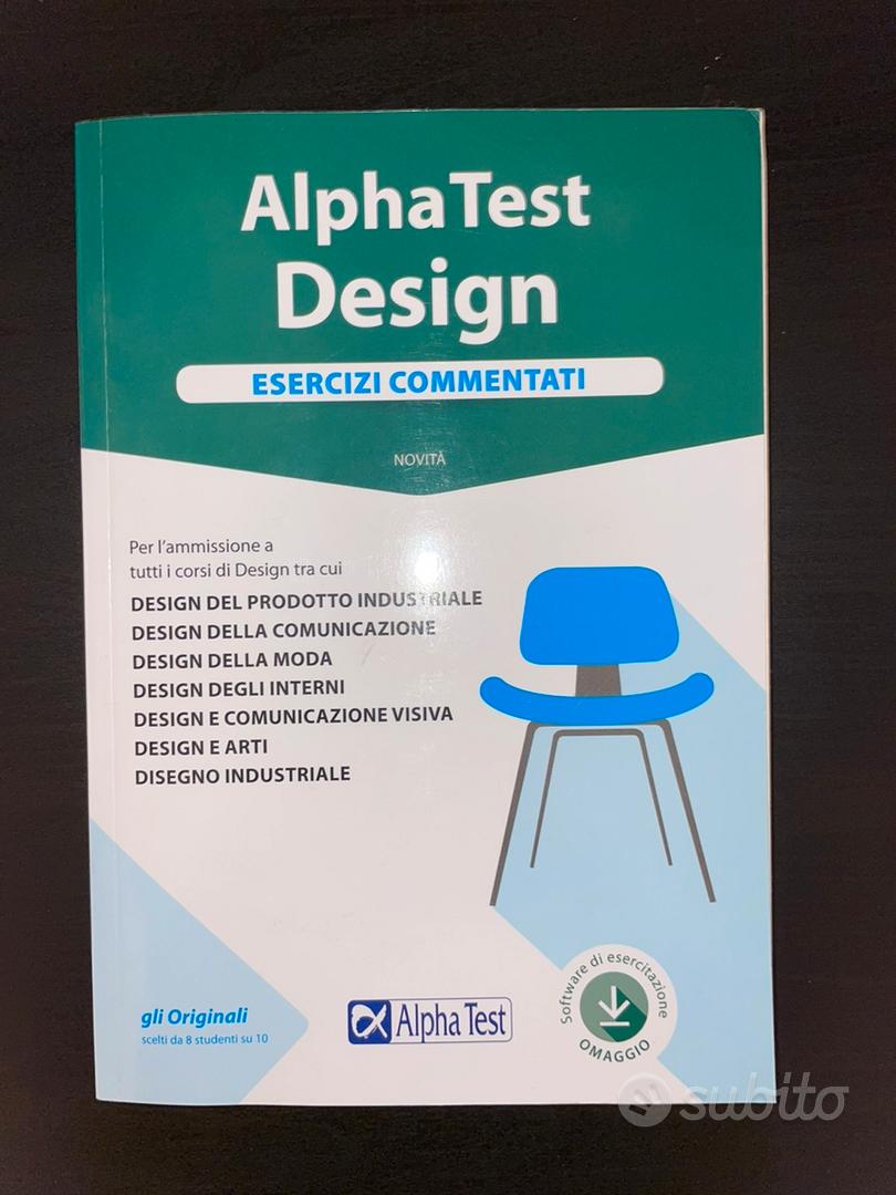 Libro AlphaTest Design - esercizi commentati - Libri e Riviste In vendita a  Mantova