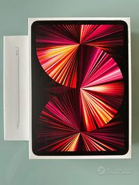 IPad Pro 11” (2021) M1 128GB con penna e accessori