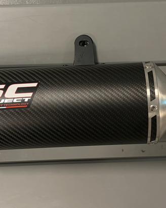 Terminale SC PROJECT OVAL CARBONIO(omologato)