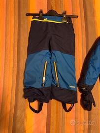 Tuta sci bambino Wedze 580 azzurra, taglia 3-4anni