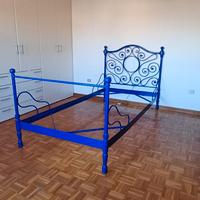 LETTO FERRO BATTUTO ANTICO