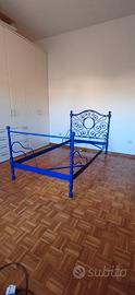 LETTO FERRO BATTUTO ANTICO