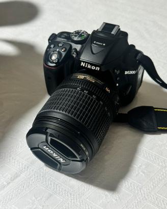 Nikon d5300 con 18-105 Vr borsa 2 batterie origina