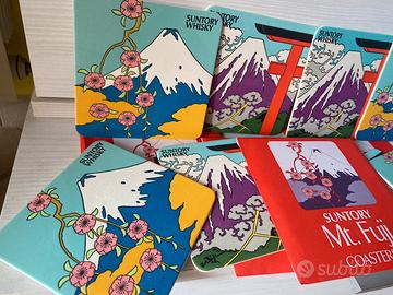 Sottobicchieri Suntory anni 60 set da 10 buste