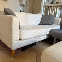 Divano IKEA bianco 2 posti