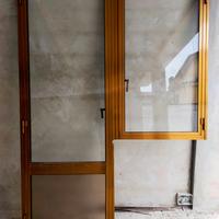 Portafinestra e finestra in alluminio