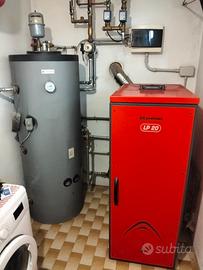 boiler 200l e caldaia pellet Nordica 