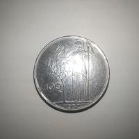 Moneta da 100 lire anno 1957 Dea Minerva
