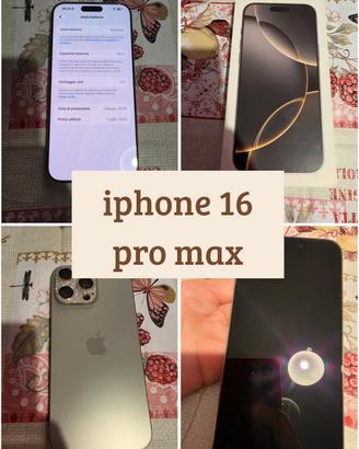 iphone 16 pro max VENDUTO