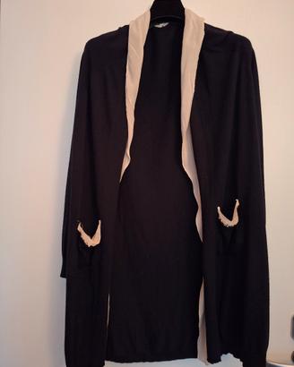 cardigan lungo nero