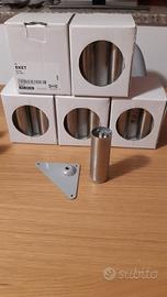 Piedini Eket nuovi in acciaio Ikea 20 pezzi