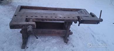 BANCO DA FALEGNAME MORSE IN LEGNO