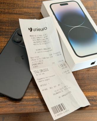 Apple iPhone 14 Pro 128GB Nero - Perfetto Stato