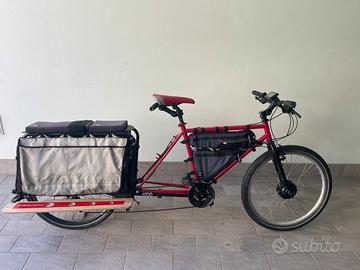 Cargo bike elettrica xtracycle Longtail Colnago