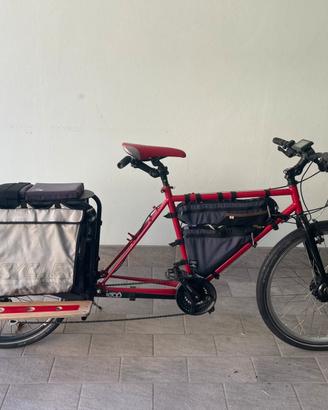 Cargo bike elettrica xtracycle Longtail Colnago
