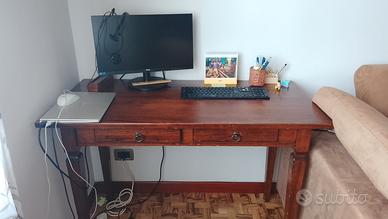 scrittoio in legno massello 