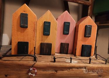 fermalibri in legno fatto a mano 