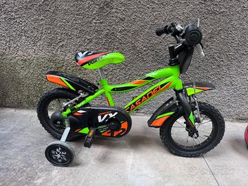 Bicicletta Casadei Vortex da bambino con rotelle