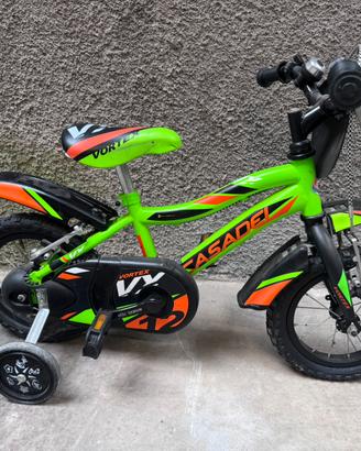 Bicicletta Casadei Vortex da bambino con rotelle