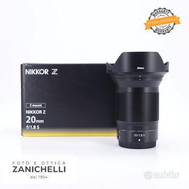 Nikon Nikkor Z 20 f/1.8 S Usato Nital (G472)