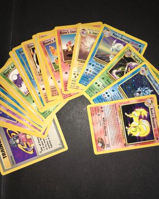 21 Carte Pokemon Set Gym Challenge 