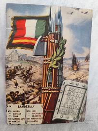 Cartolina militare Div. 8 Marzo "Francisci" WWII