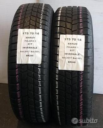 2 gomme 175 70 14 barum br248