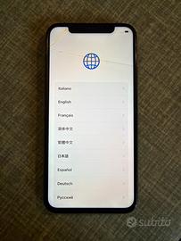 Iphone XS 64 gb rose gold crepa sul vetro