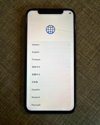 Iphone XS 64 gb rose gold crepa sul vetro