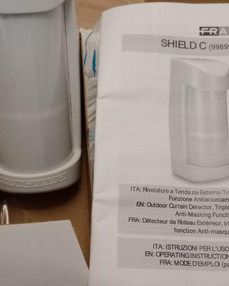 Rilevatore a tenda da esterno tripla tecnologia