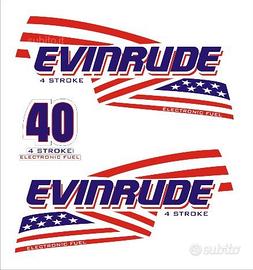 Kit adesivo evinrude 40cv