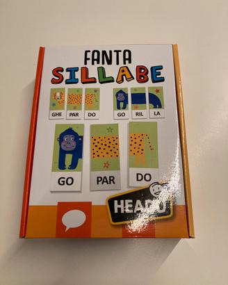 Gioco Bambini Fanta sillabe Headu