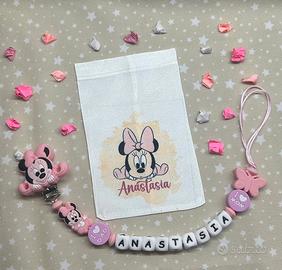 Catenella porta ciuccio personalizzabile 💕