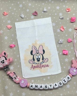 Catenella porta ciuccio personalizzabile 💕