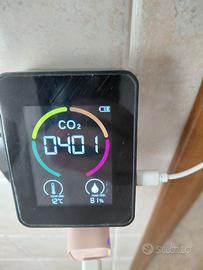 Rilevatore Co2 anidride carbonica PPM con allarme